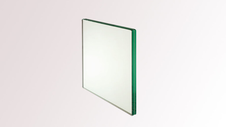 Glasscheibe für Ganzglasgeländer | VSG (Klarglas inkl. Sichtschutzfolie) | Höhe 1.000 mm | 16,76 mm | 800 mm